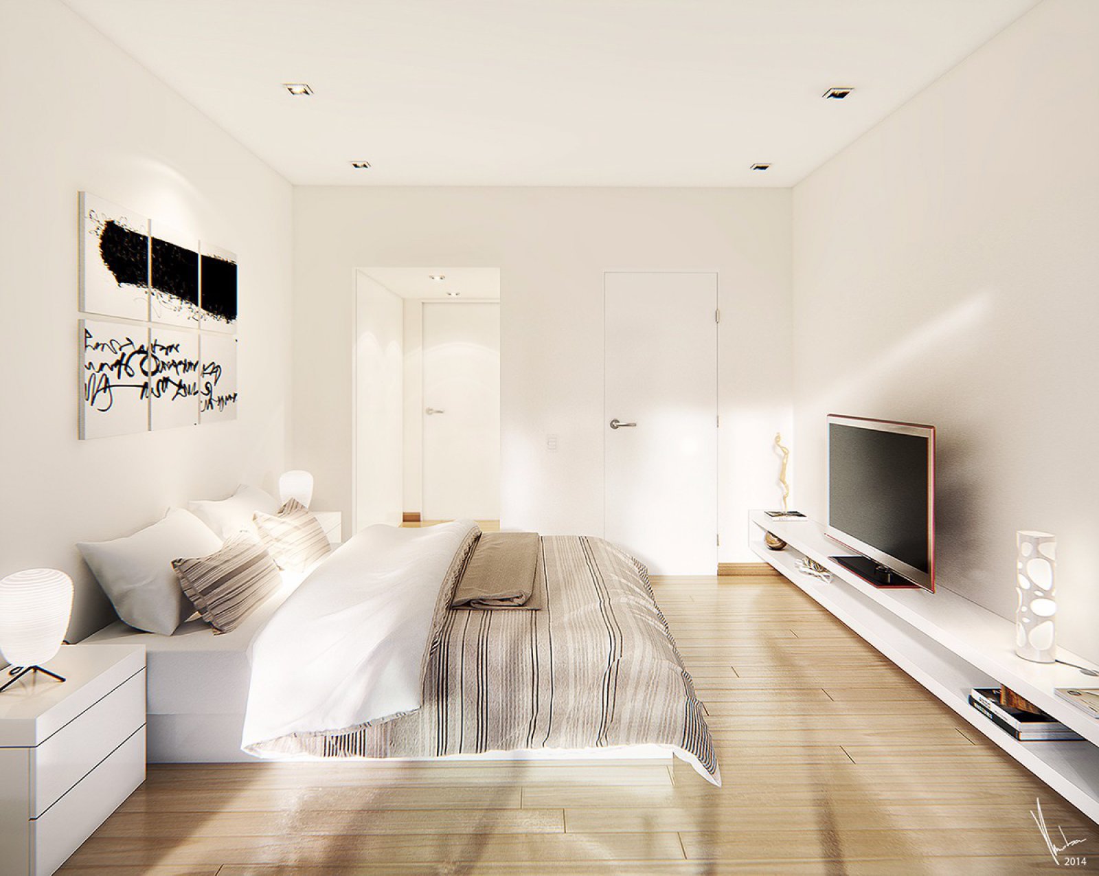 国外现代感木质公寓-3