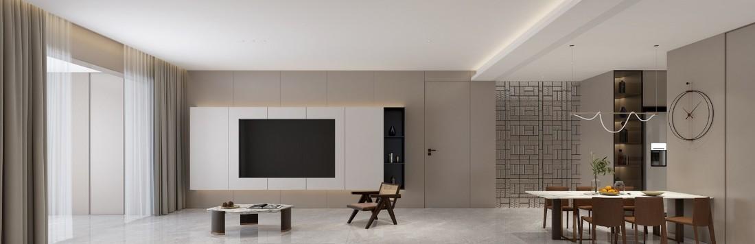 
曲江大平层简约设计---赵虎空间设计 -3