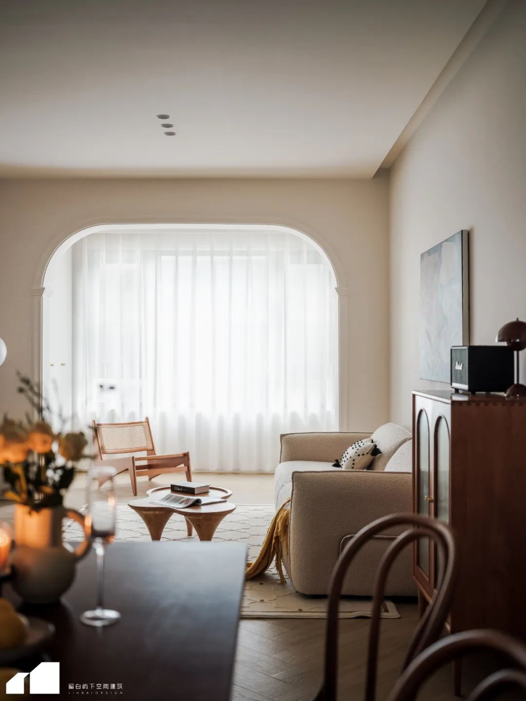 留白·私宅 · 舒适自然的轻复古之家丨留白屿下空间建筑-22