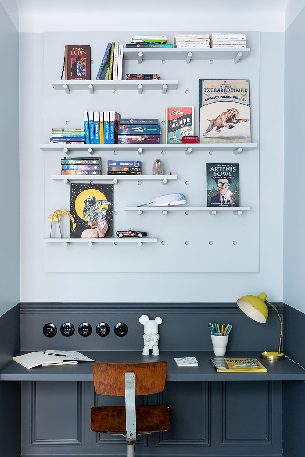 巴黎活力四溢的家庭公寓设计-19