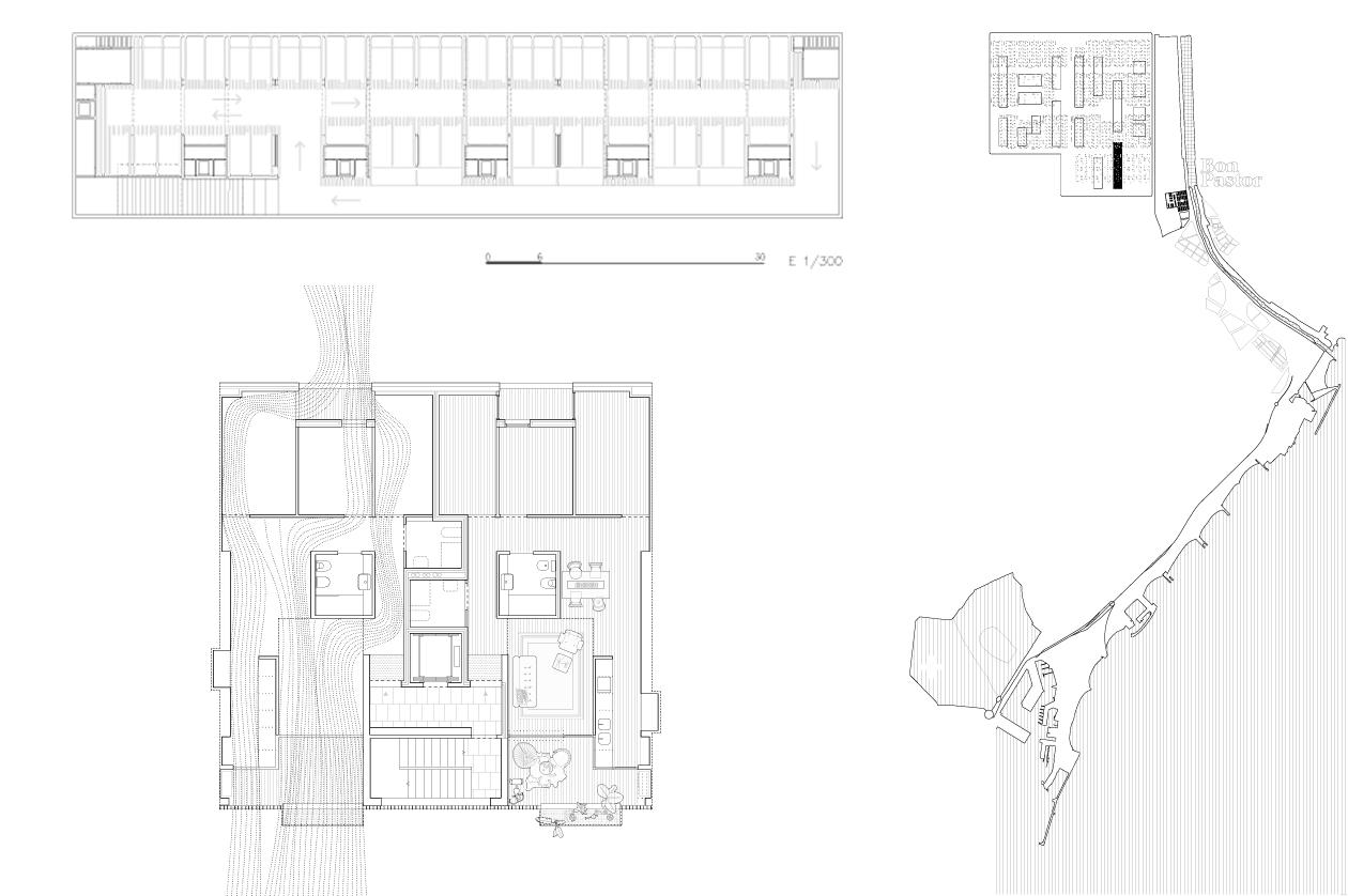 巴塞罗那 Bon Pastor 社区 54 户社会住房丨西班牙巴塞罗那-16