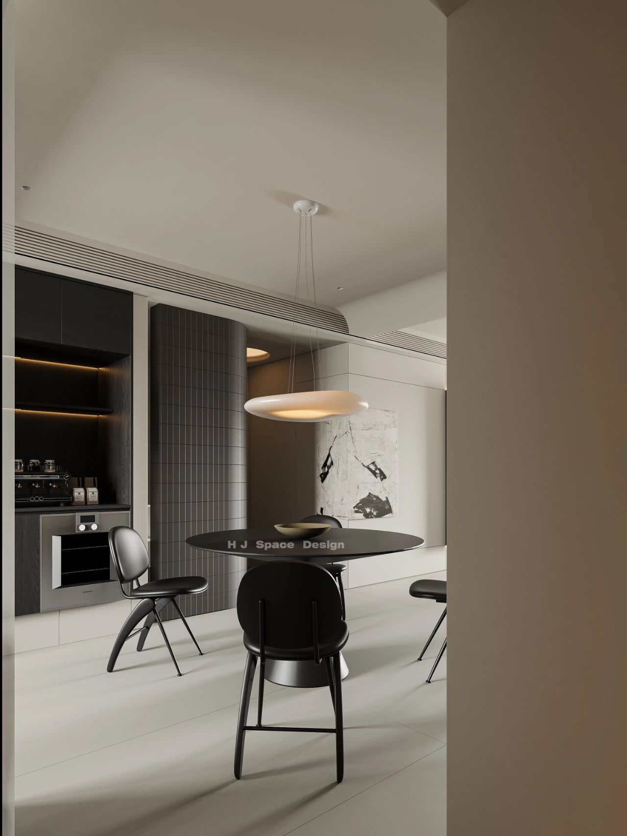 简白轻黑丨逅界空间设计-24