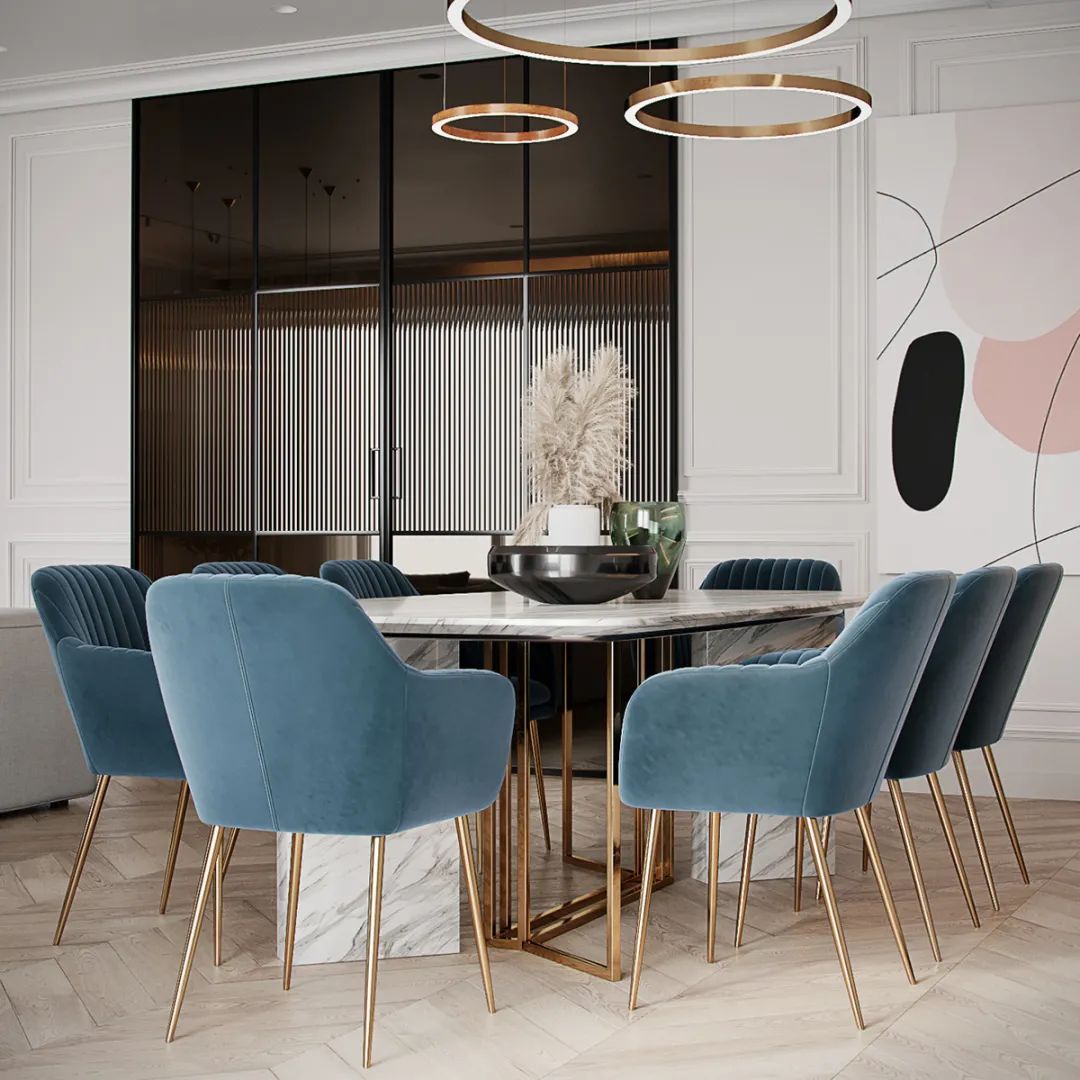 轻奢新古典,现代空间的优雅艺术丨HPISD-20