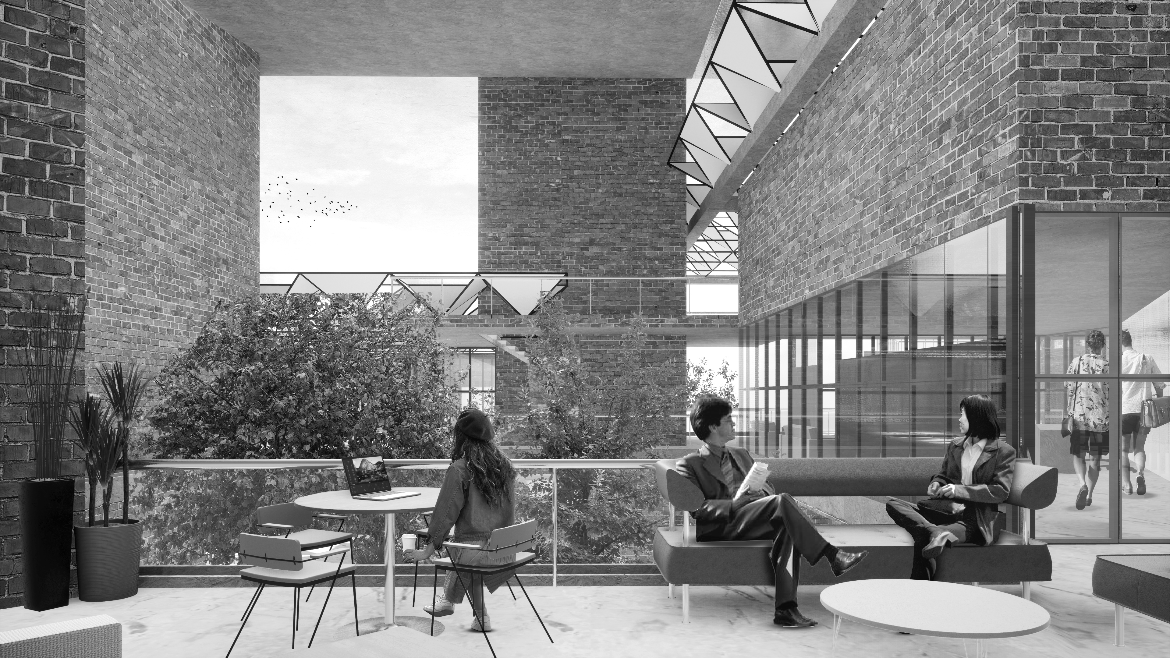 城市乌托邦 · 新型教育办公校园设计丨the glassbox collective-10