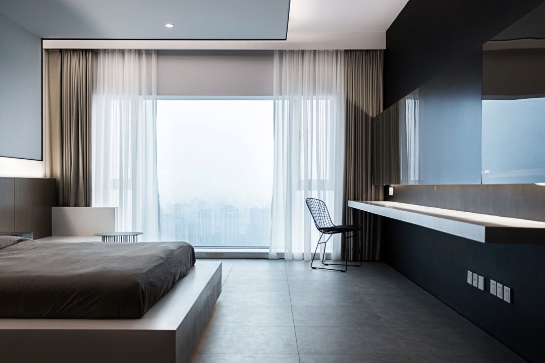 世茂滨江花园 40 万出租房装修，打造大气观景空间-163