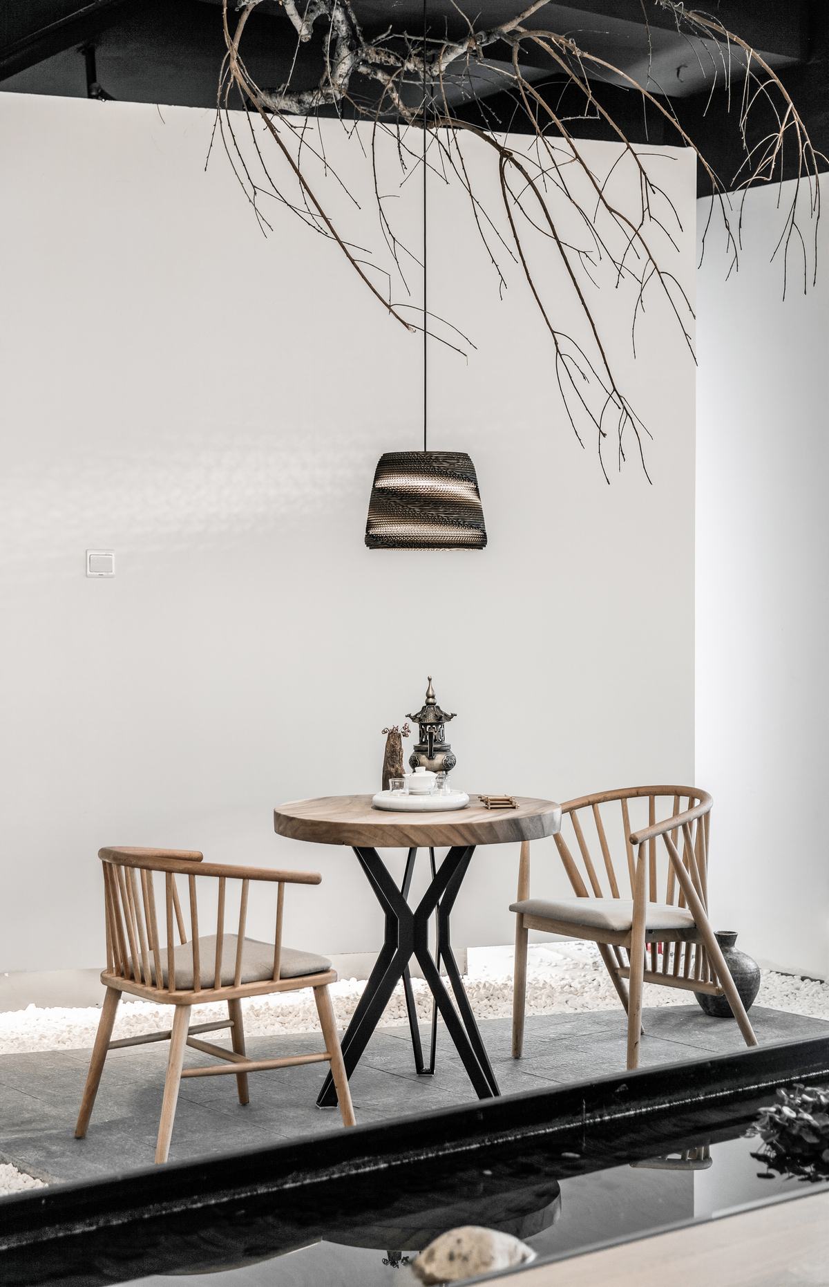 《身临其境》禅茶办公会所,东方禅意与海派设计完美融合-33