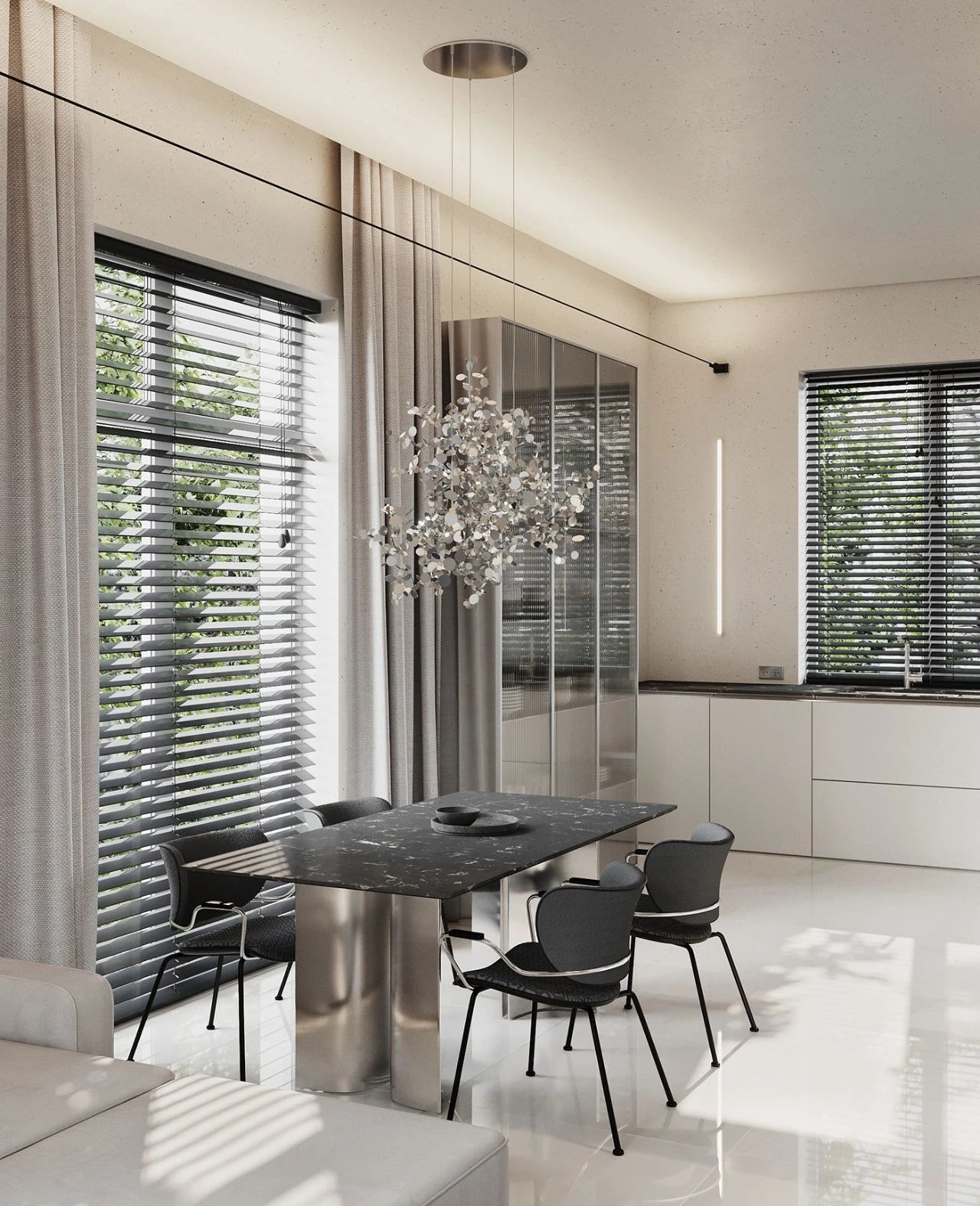 俄罗斯简约优雅公寓设计丨VERITY DESIGN-20