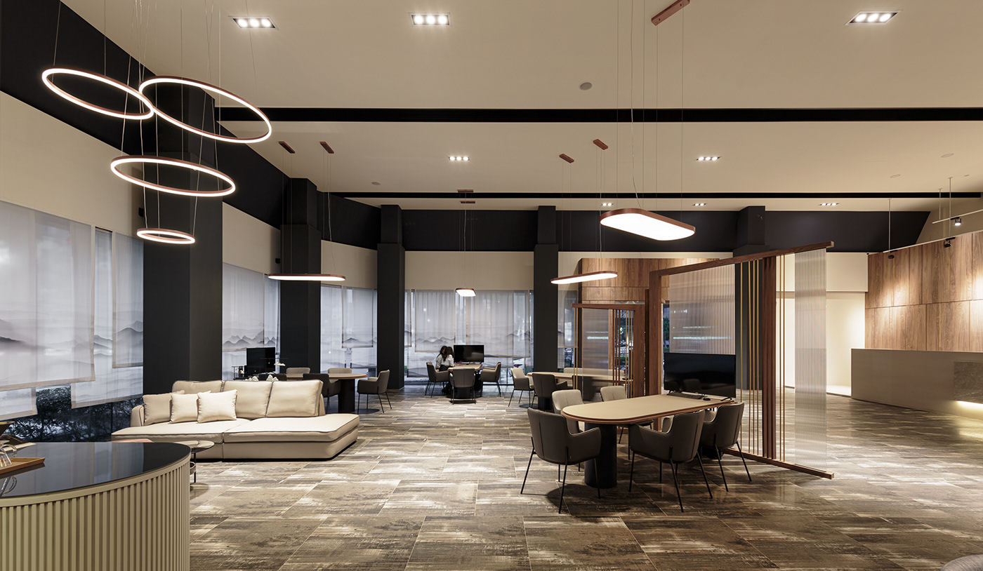 售楼处接待空间设计丨安乔文创 谦品设计-8