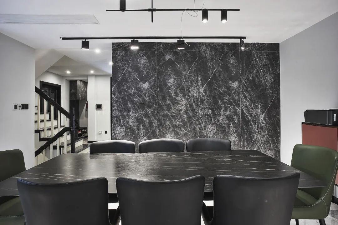 200㎡现代简约黑白灰,无主灯设计演绎个性空间高质感-55