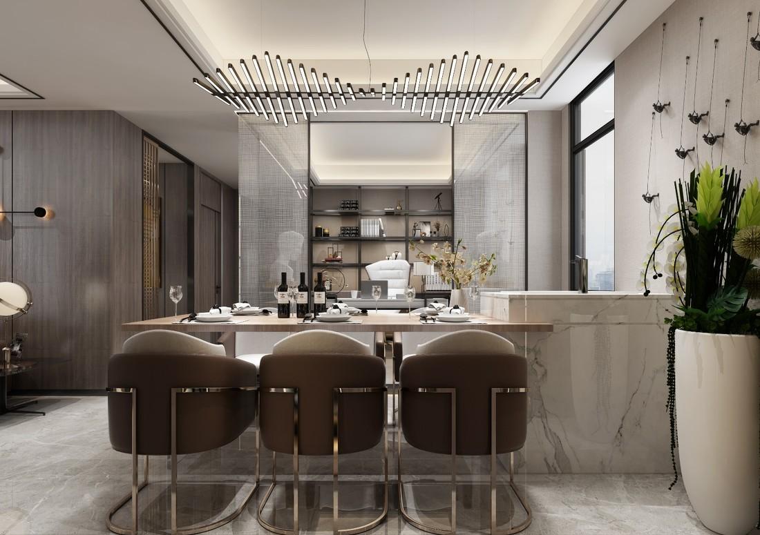 简约轻奢样板间设计-2