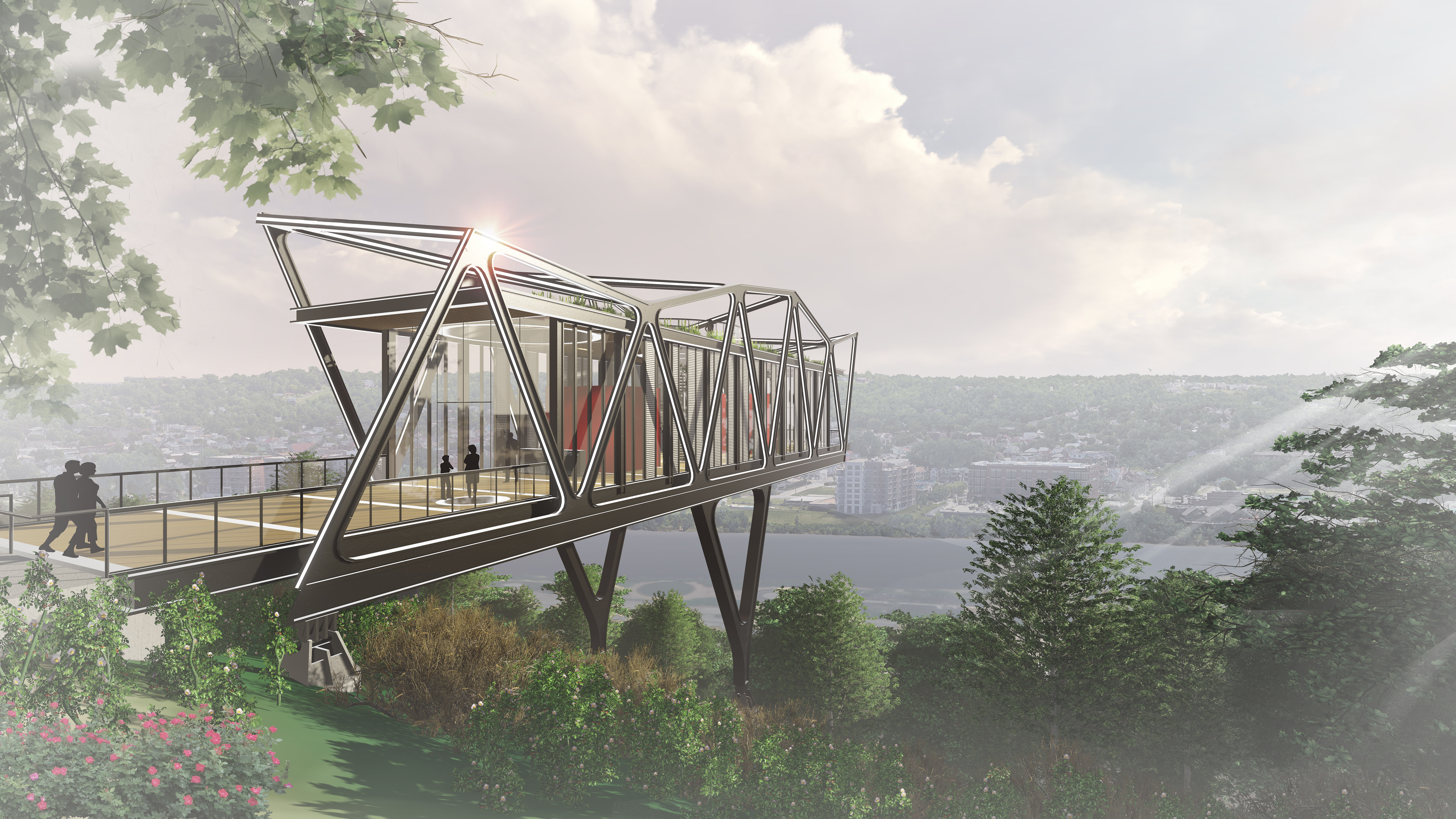 天空之桥 · Cincinnati 城市新地标丨美国辛辛那提丨elevar design group-7