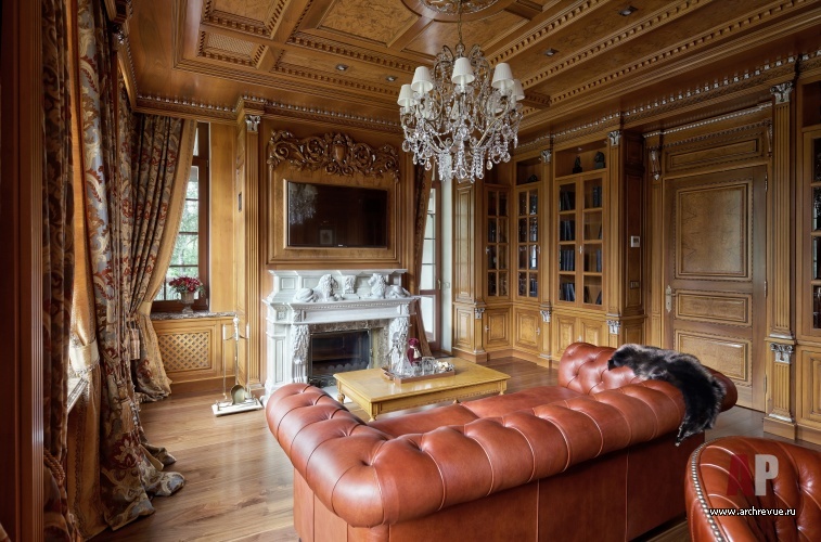 580平米经典独栋别墅室内设计丨设计师 Татьяна Цивилева-36