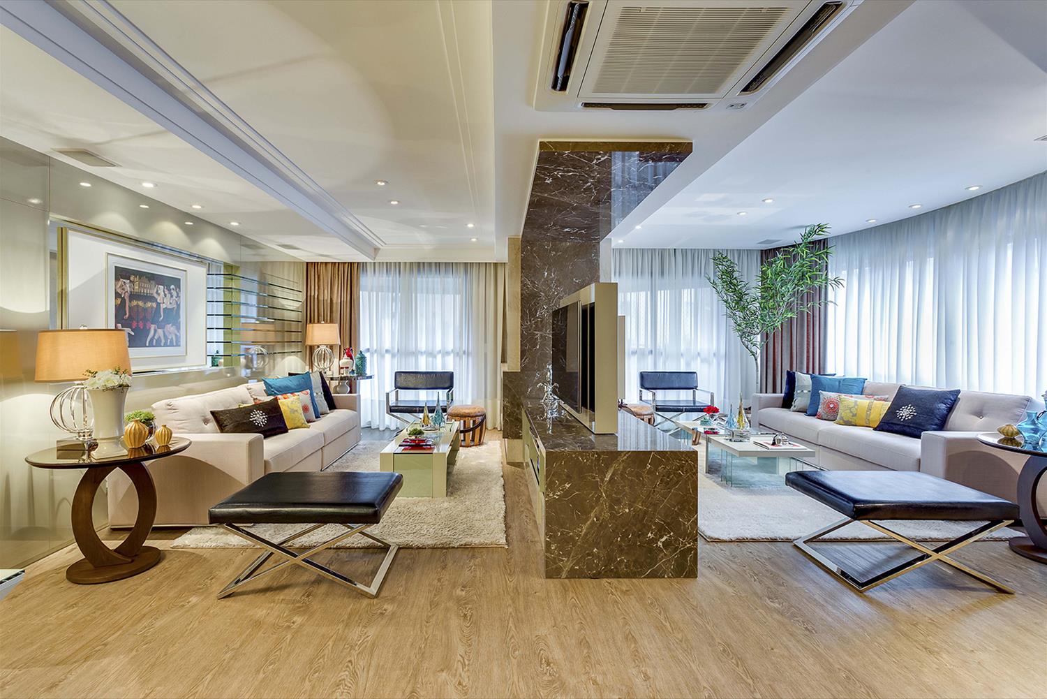 巴西公寓 CM 的现代风格室内设计-1