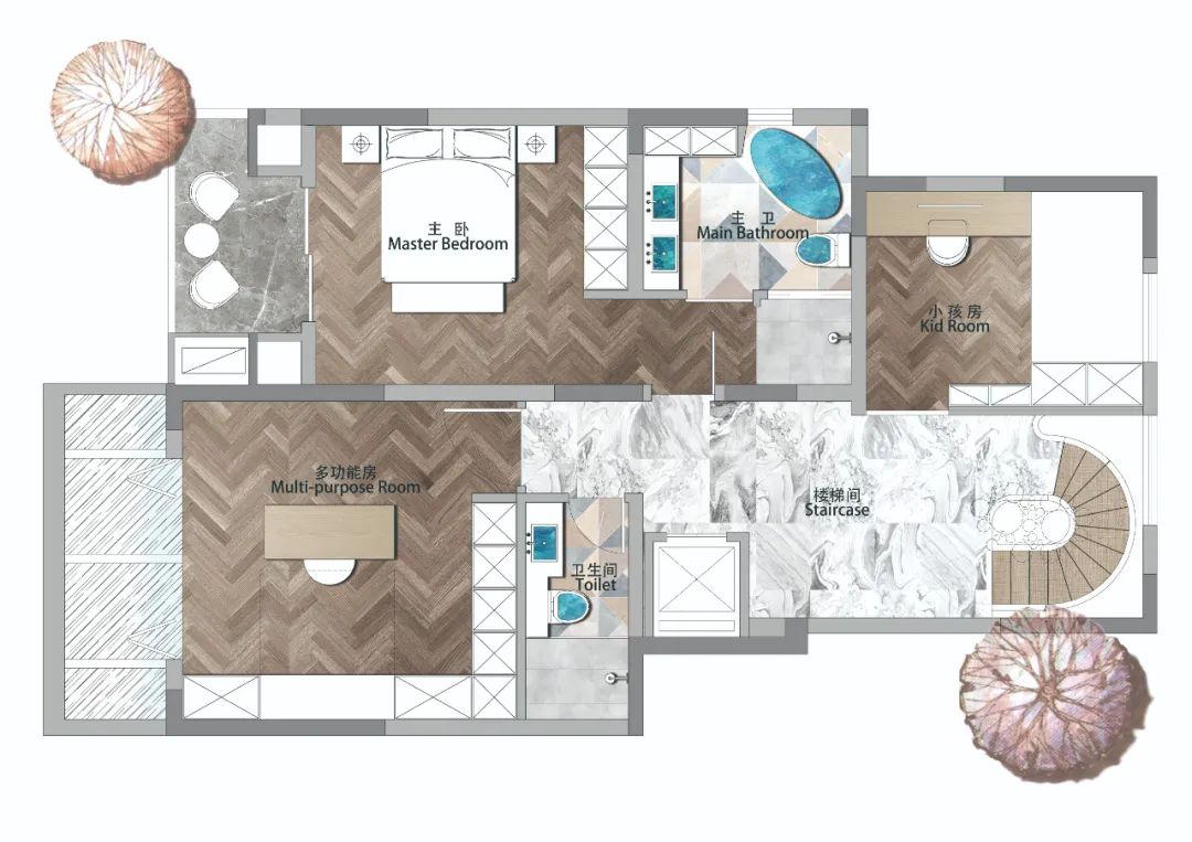 琉森水岸底跃丨青马别墅设计-51