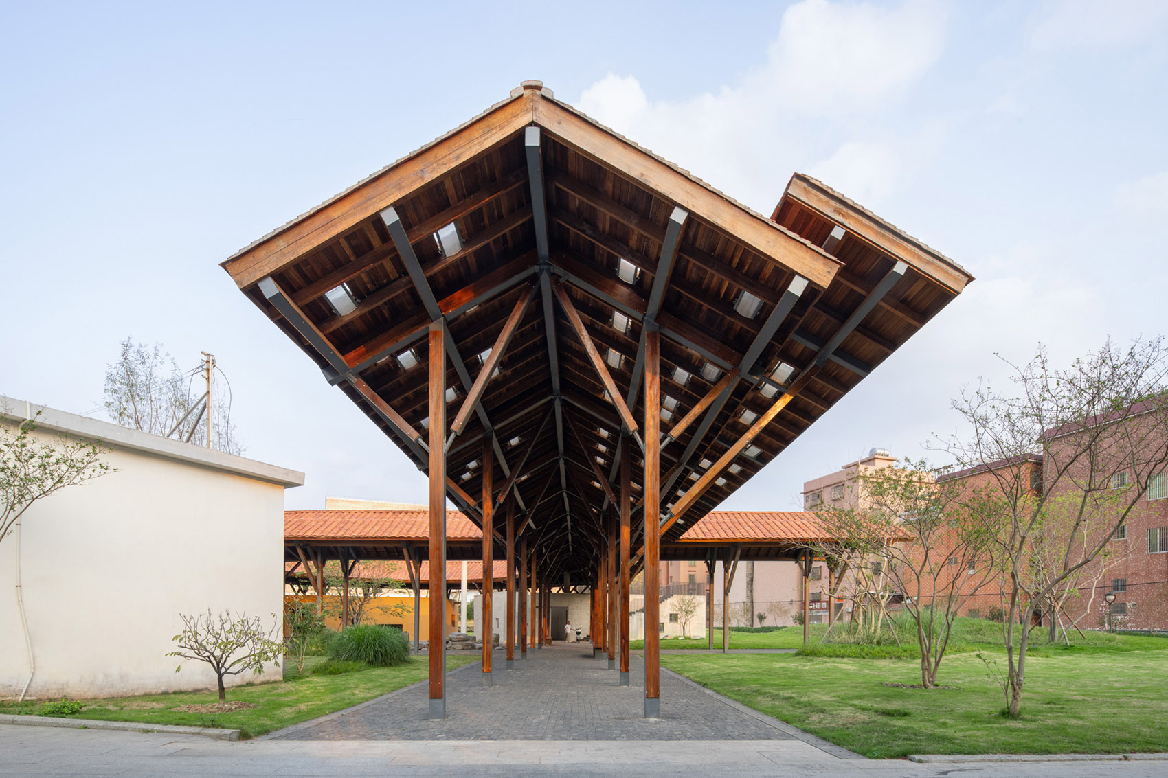 盐步老龙公园丨中国佛山丨竖梁社悬亮子工作室-16