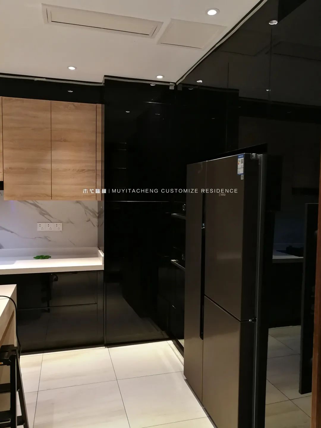 万科渝园现代简约厨房丨中国重庆丨木艺踏程-25