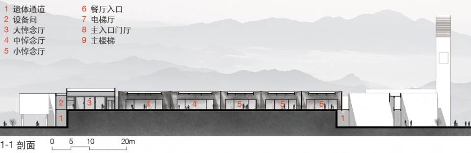 霍山县殡仪馆丨中国安徽丨合肥工业大学设计院(集团)有限公司文化教育建筑研究中心-55