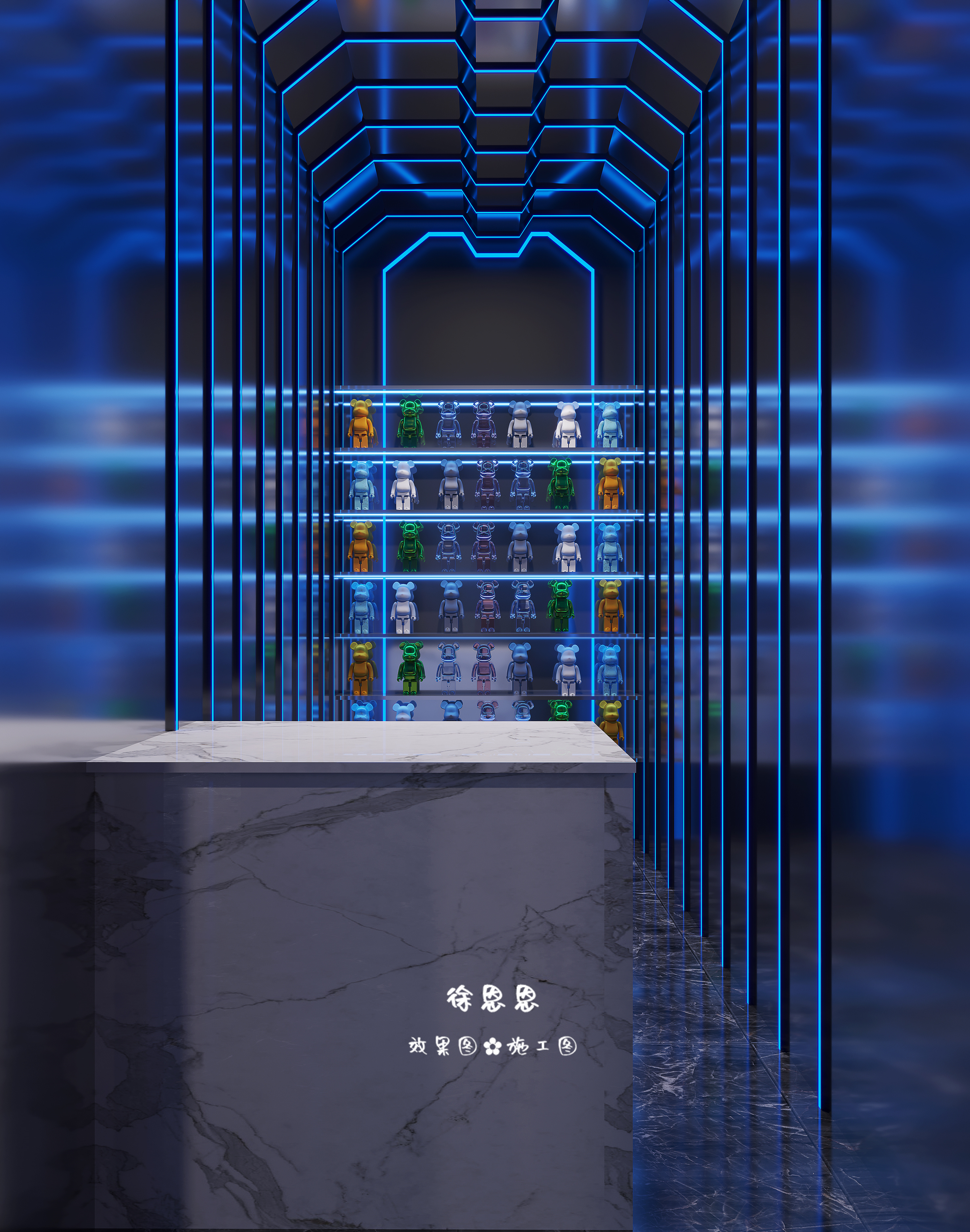 酒吧装修设计｜空间与未来感的碰撞，打造新型社交站点-2