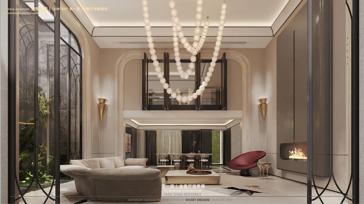 枫丹公馆 650㎡ 法式叠墅豪宅丨中国唐山丨燕语堂-103