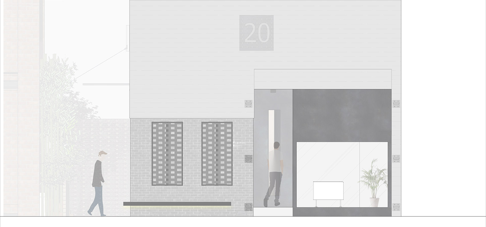 国创园20#门厅改造及LOUGNE SUIT定制店设计丨中国南京丨反几建筑FANAF-97