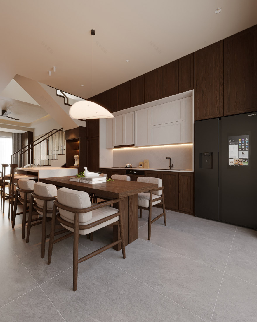 The Warm Balance – Modern Living Space-11