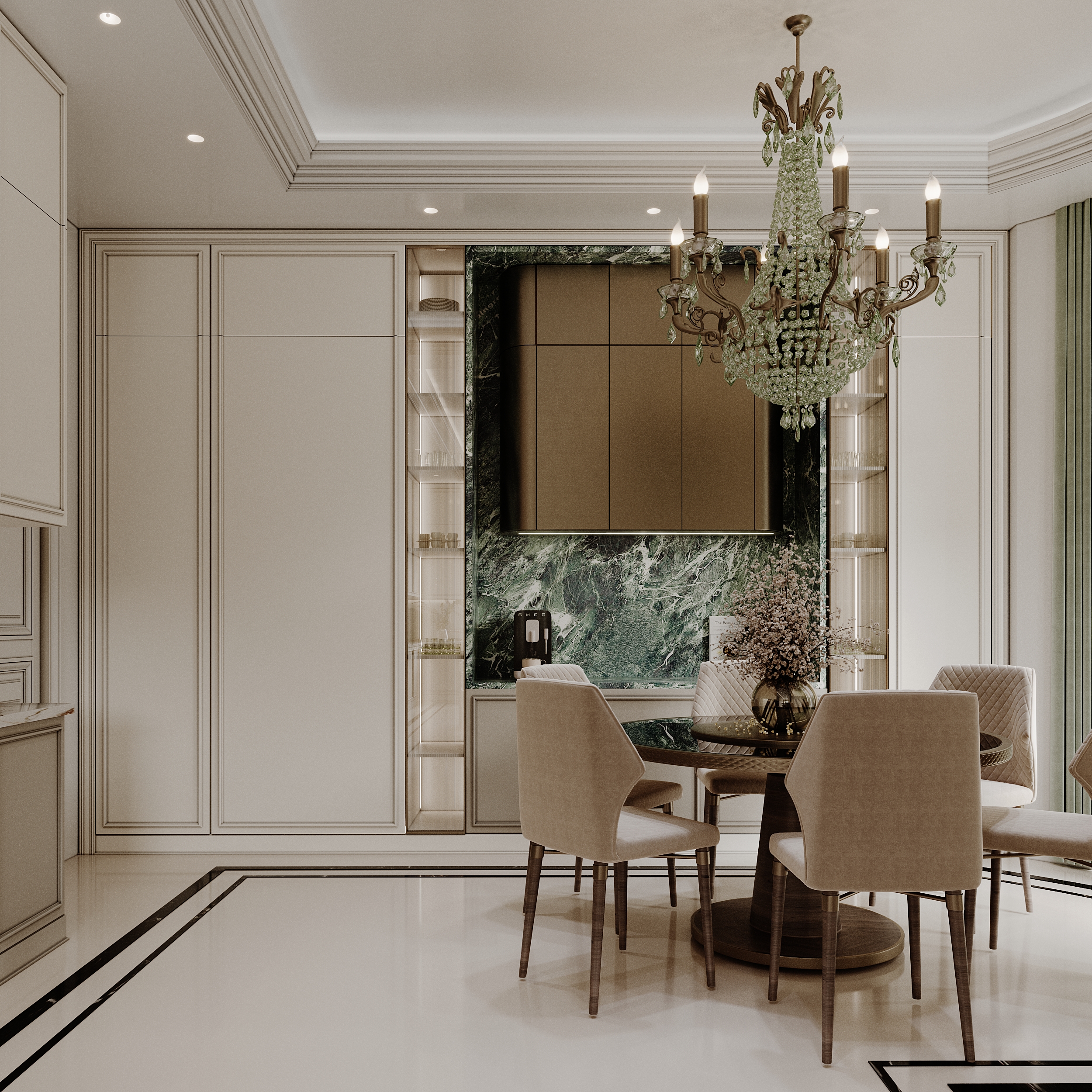 Luxury Neoclassic Kitchen-10