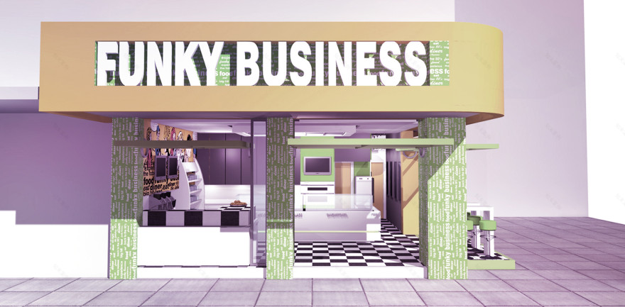 色彩缤纷的希腊快餐空间-6