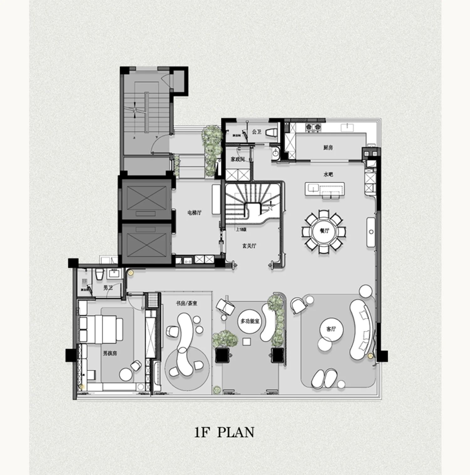 扬州中海・九樾院子209中叠户型丨中国扬州丨华奕设计（HuaYi Design）-75