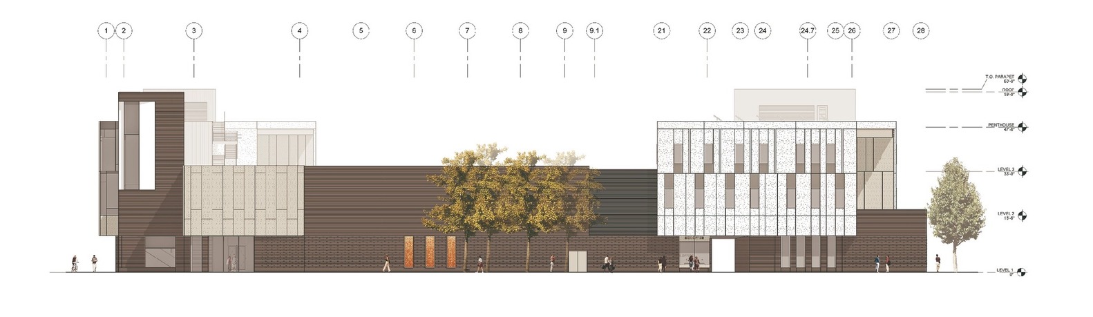 芝加哥州立大学艺术人文大楼-36