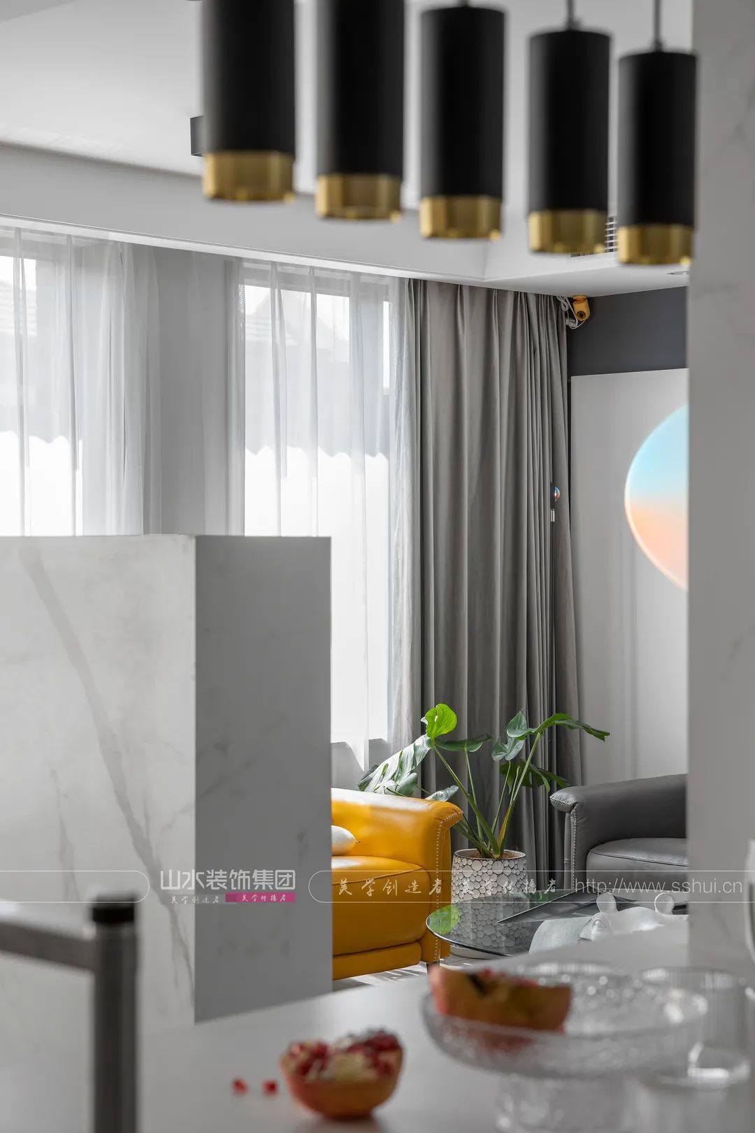 悦湖山院现代家居设计丨洪尧-31