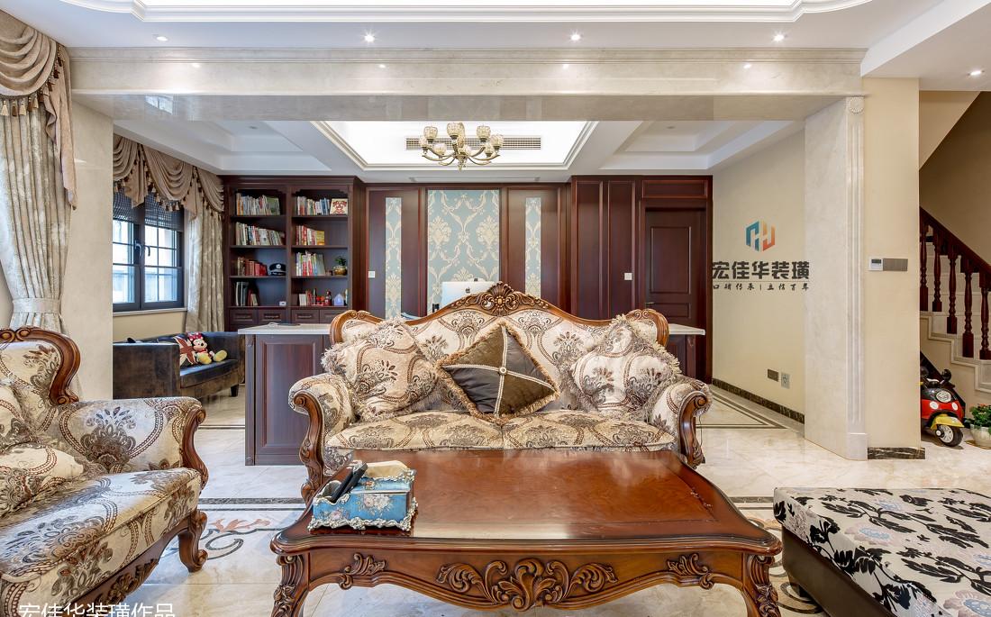 宏佳华装璜欧美混搭别墅-4