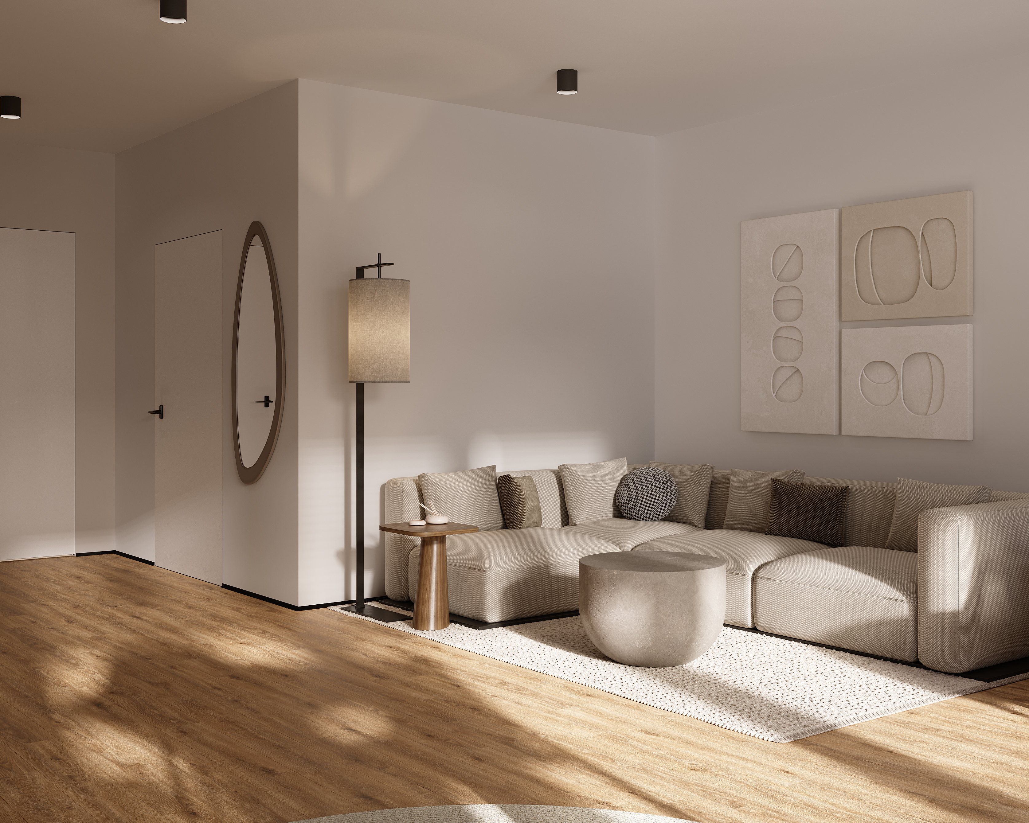 Design project for 1-room apartment for Heimdall GmbH-5