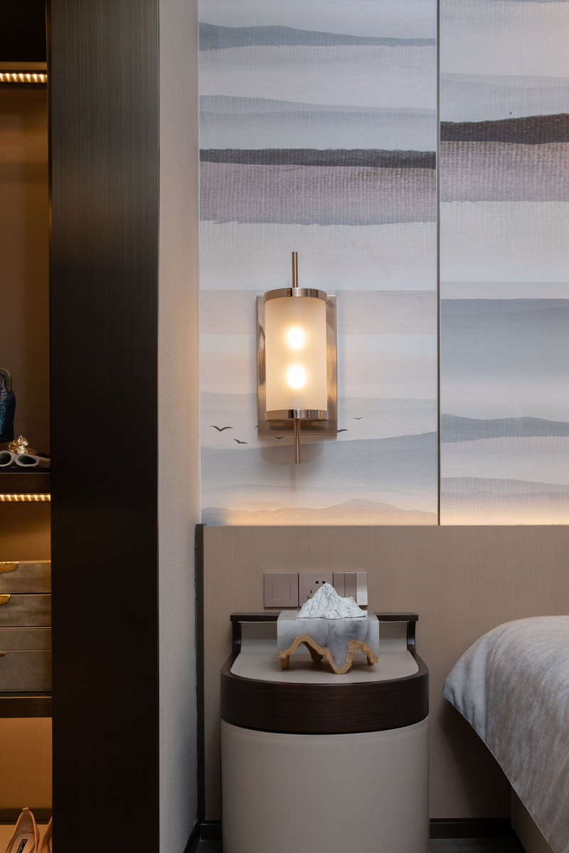 融侨郑州中晟悦城东苑样板间 | 现代东方意境的完美呈现-14