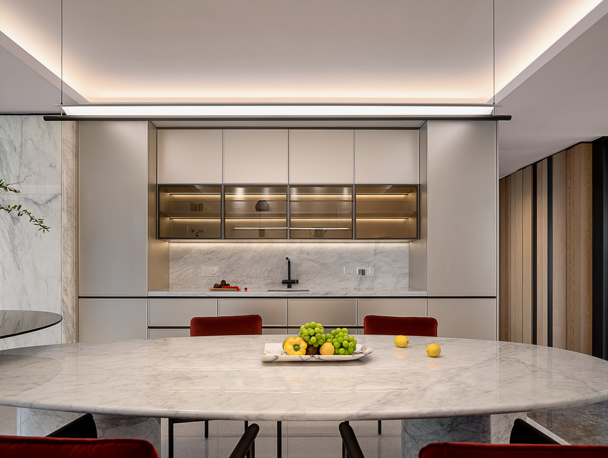 深圳湾 290m² 都市大平层丨中国深圳丨鸿艺源设计-31