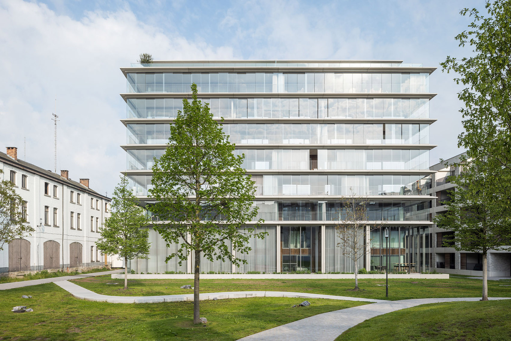 比利时赫肯罗德军营改造公寓楼丨Atelier Kempe Thill-24