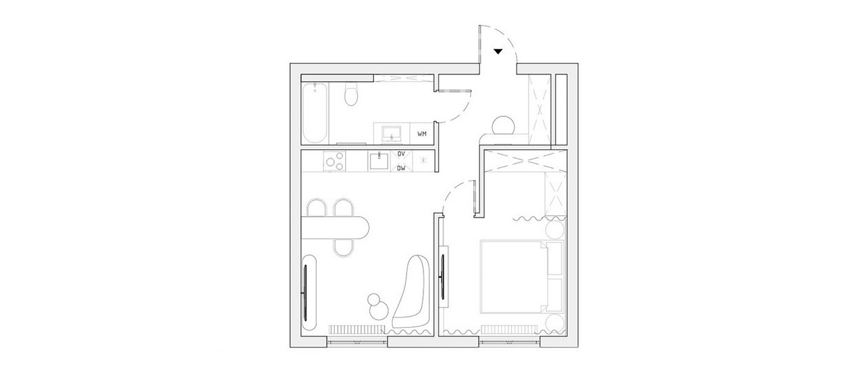 小户型一居室简约设计！-0