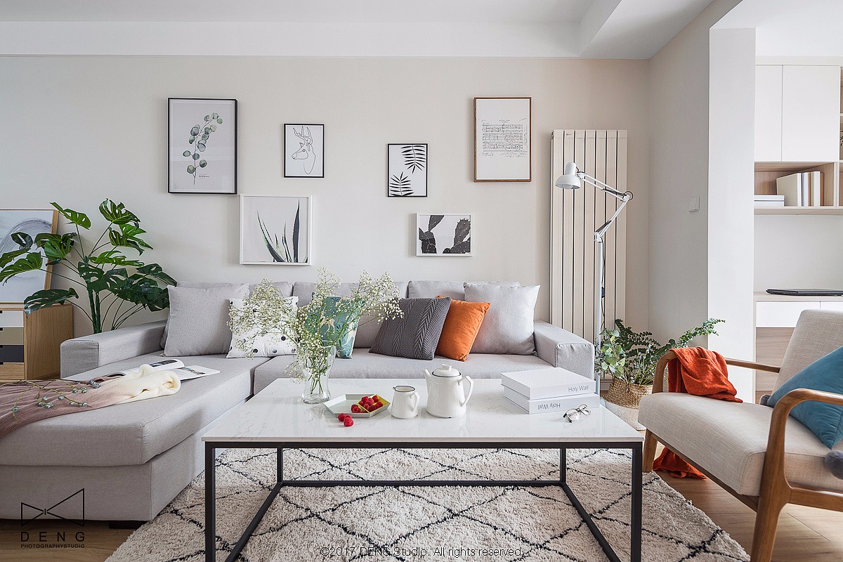 清新北欧风，河畔新世界——成都河畔新世界住宅  喜屋设计-5