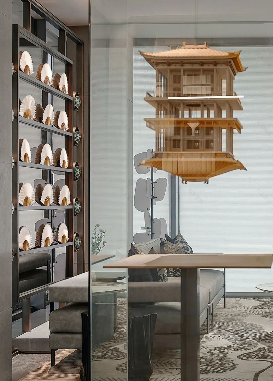 南京华侨城路劲南京山语隽府售楼处丨中国南京丨春山秋水设计-50