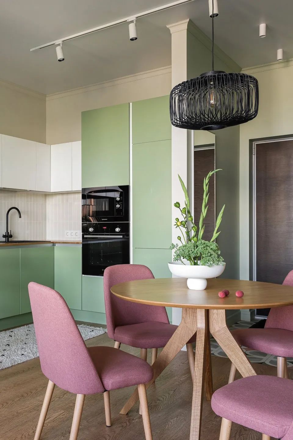 60㎡斯堪的纳维亚公寓设计丨Anastasia Zarkua-14