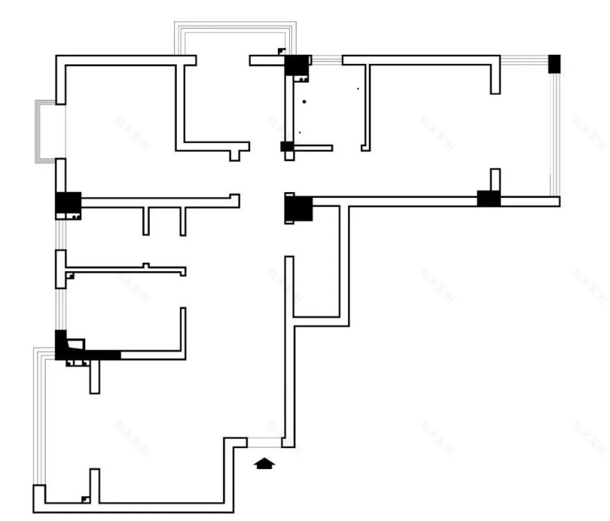 武汉 119㎡LDK 之家,通透收纳空间,互动满分的家居设计-4