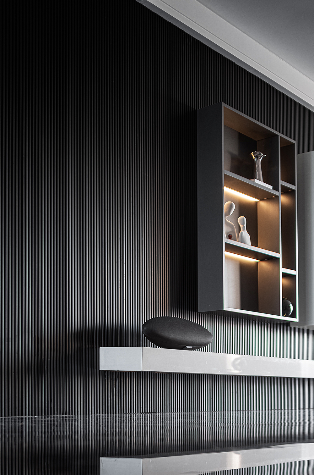 黑白格格丨中国山东丨b.n.b 本白空间建筑设计-20