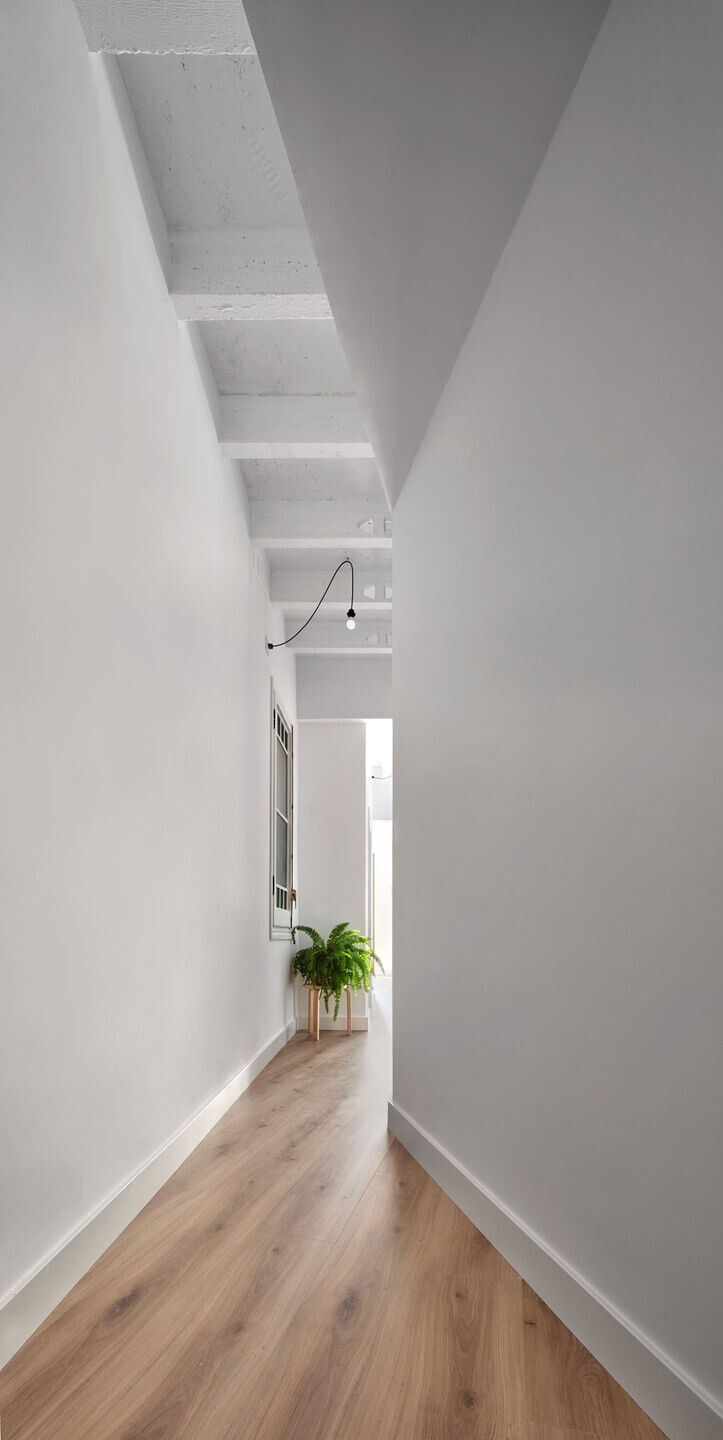 巴塞罗那二层公寓的翻新设计-14