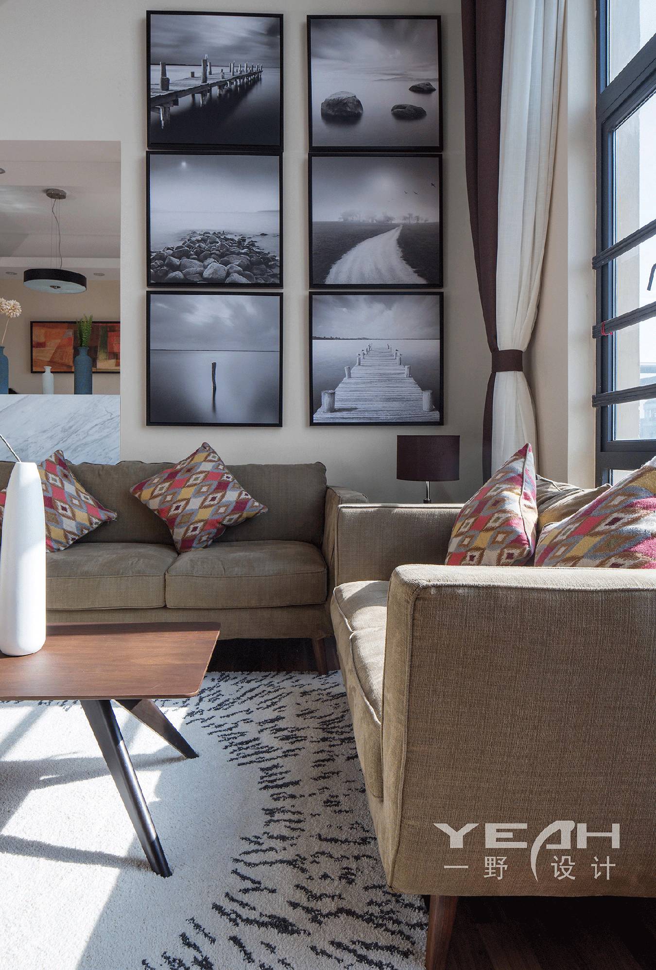 简约大气,美式风情——一野设计打造东湖大郡 180㎡复式美居-14