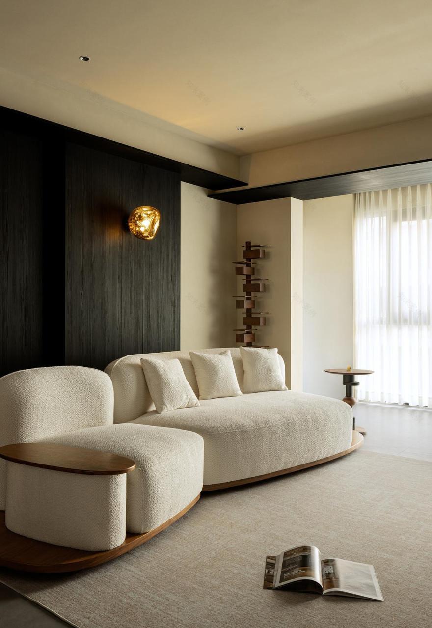 灯光,建筑的血液丨四室改两室丨极简-18