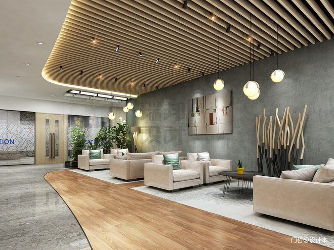 嘉一集团办公空间书香办公综合体-13