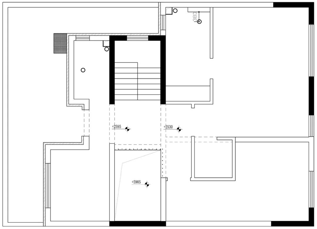 曲江大城·210㎡上叠现代简约别墅设计丨青马别墅空间设计-35