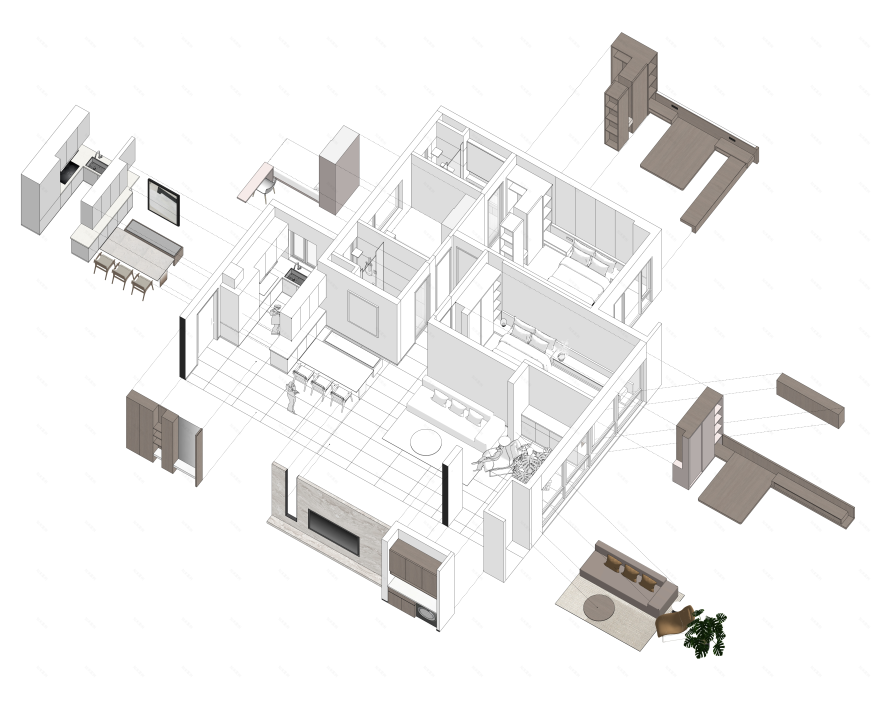 清水湾小镇里115户型精装样板房丨中国海南丨DIR物向文化,YOUW有物-10