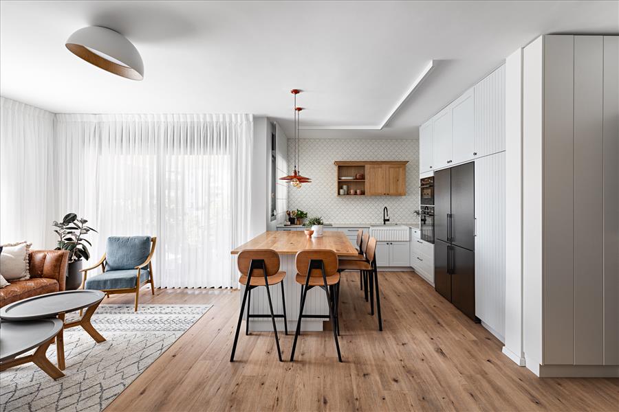 אושי דר | עיצוב פנים דירה 4 חדרים בגבעתיים - PICKINTERI-9