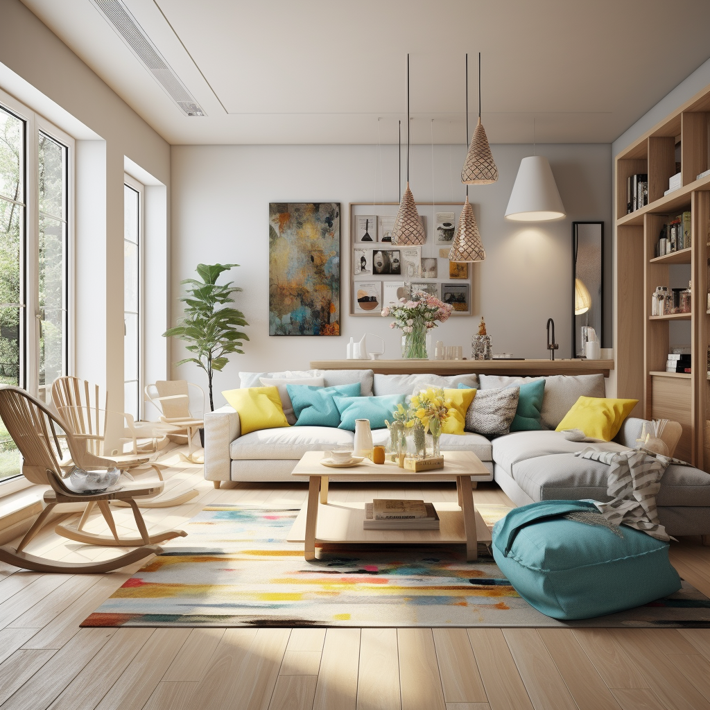 彩色世界，柔软沙发-3