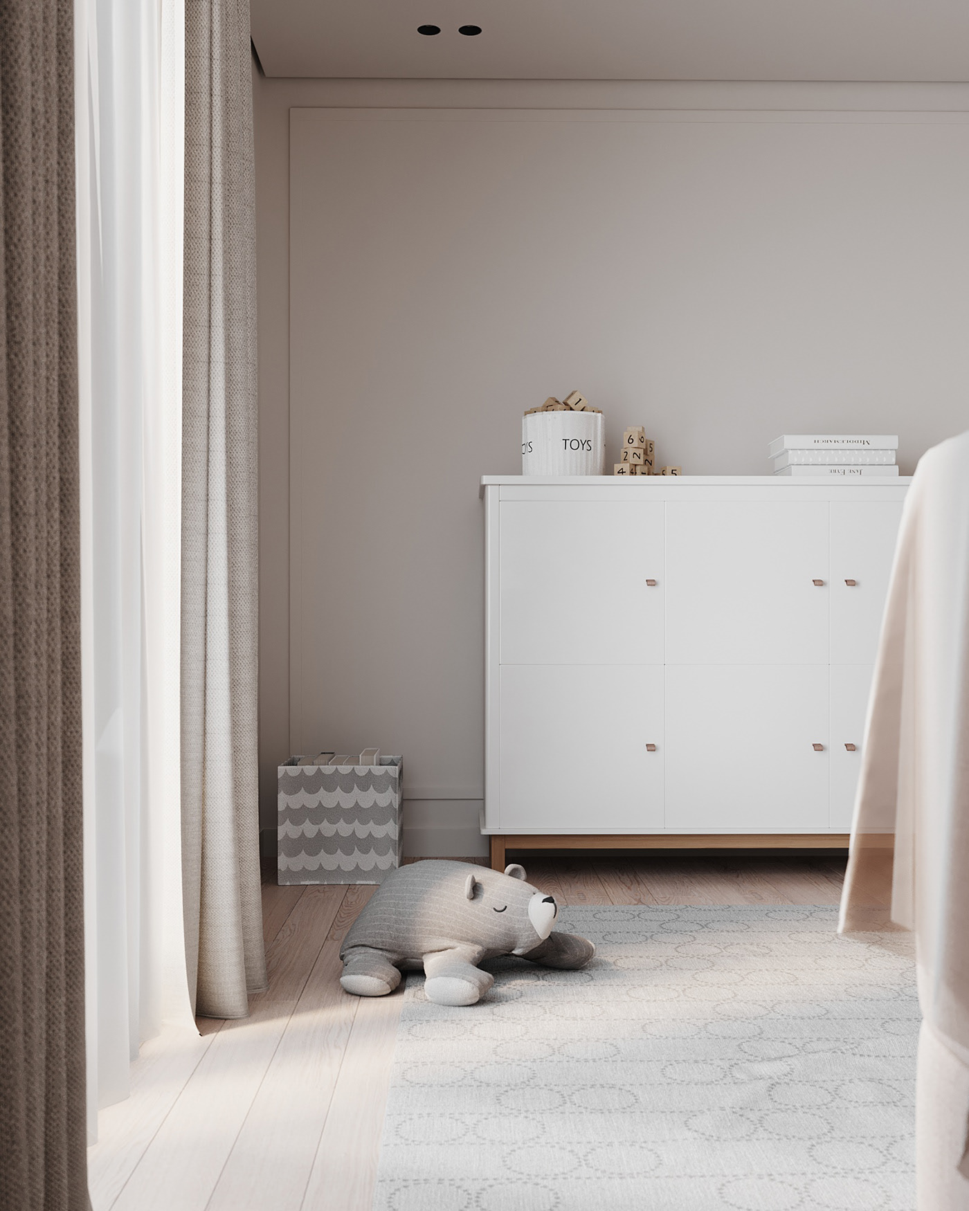 90㎡高级灰色系公寓设计-27